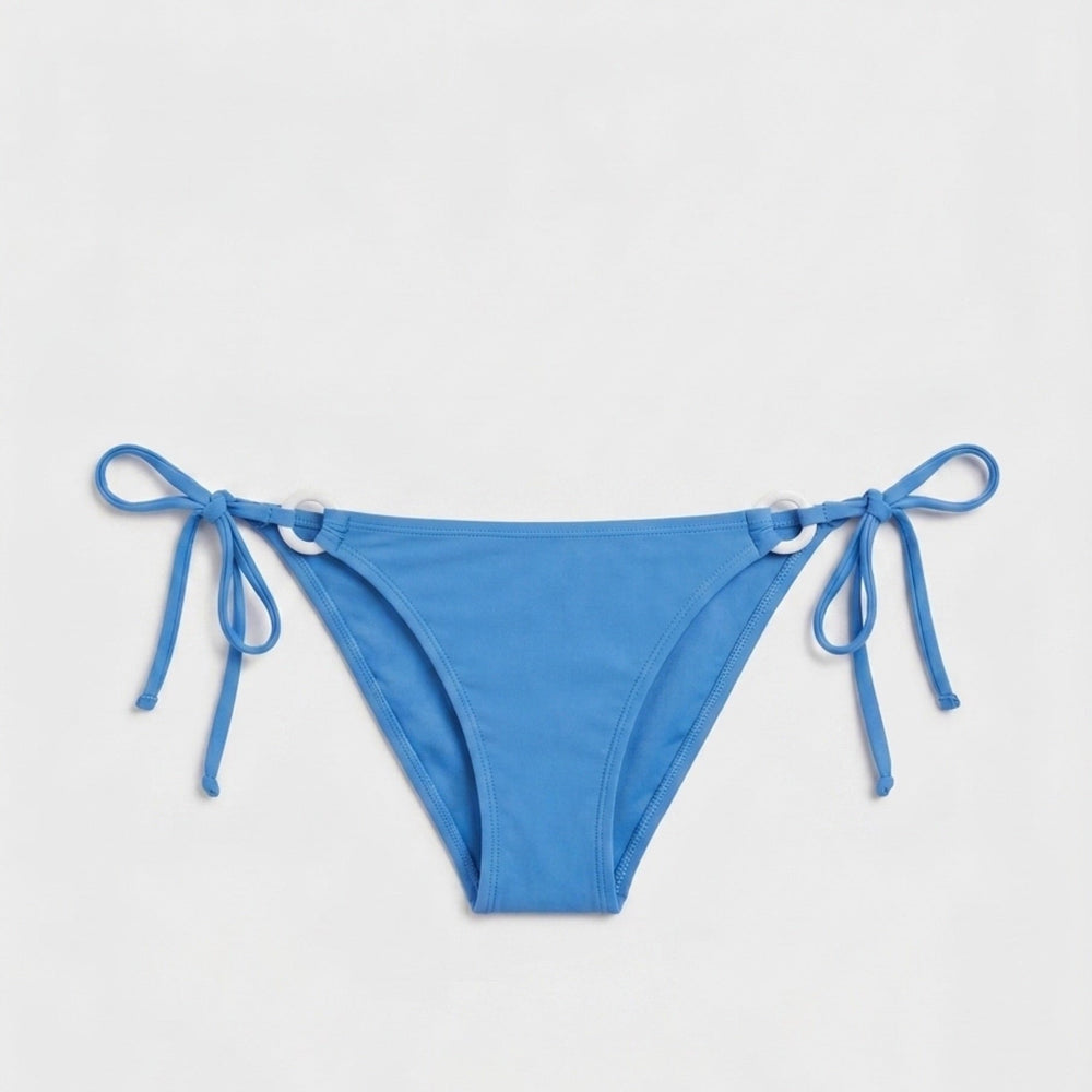 Rona blue bikini bottom detail